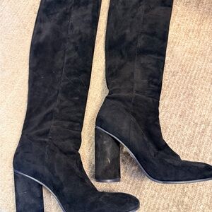 Stuart Weitzman Black Over the Knee Boots